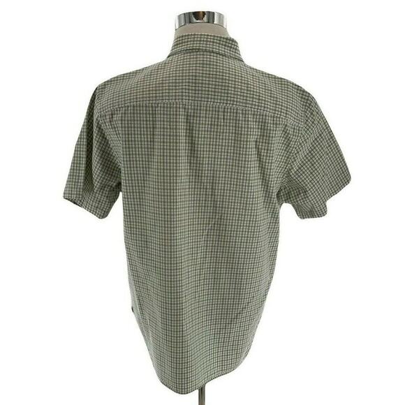 Timberland Shirt Men Size Large Short Sleeve Regular Fit Button Front Pocket Top - Picture 3 of 9